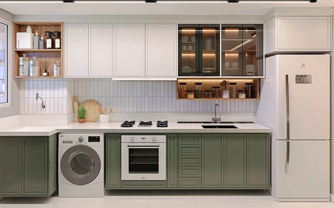 Cozinha + Área de Serviço